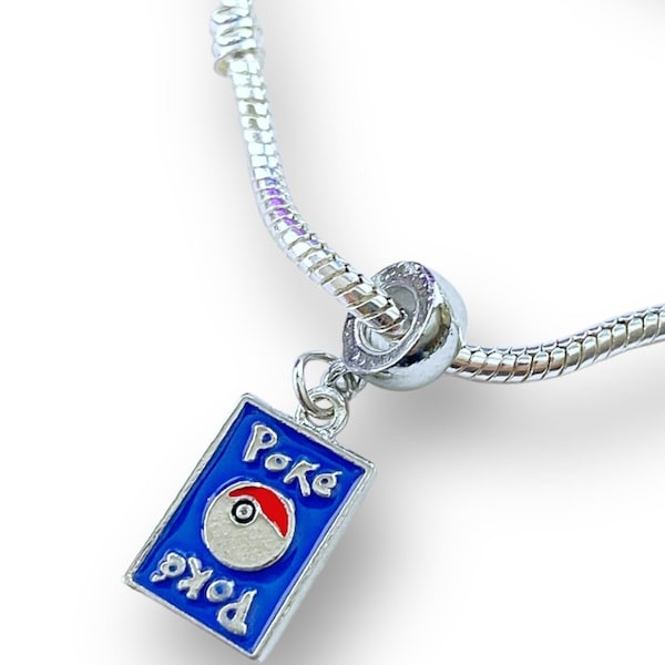 Poke Card Dangle Charm Fits Pandora