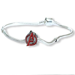 Team A Superheroes Symbol Charm Fits Pandora