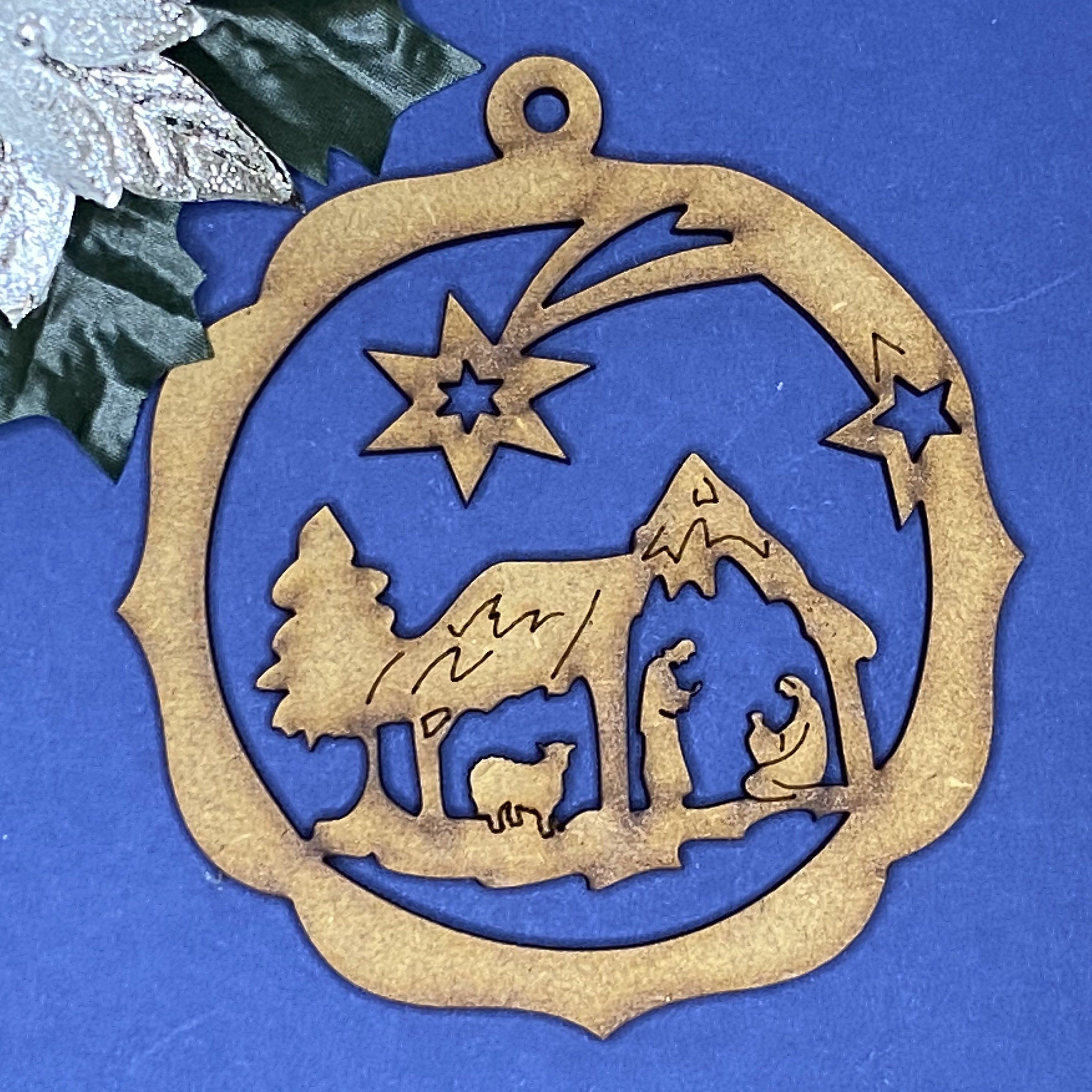 Nativity Decorations Set of 6 With Beautiful Frames Etsy UK