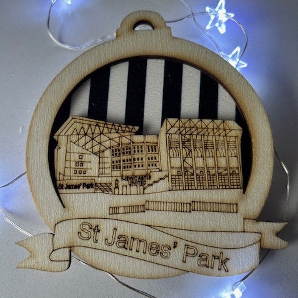 Newcastle United laser cut item