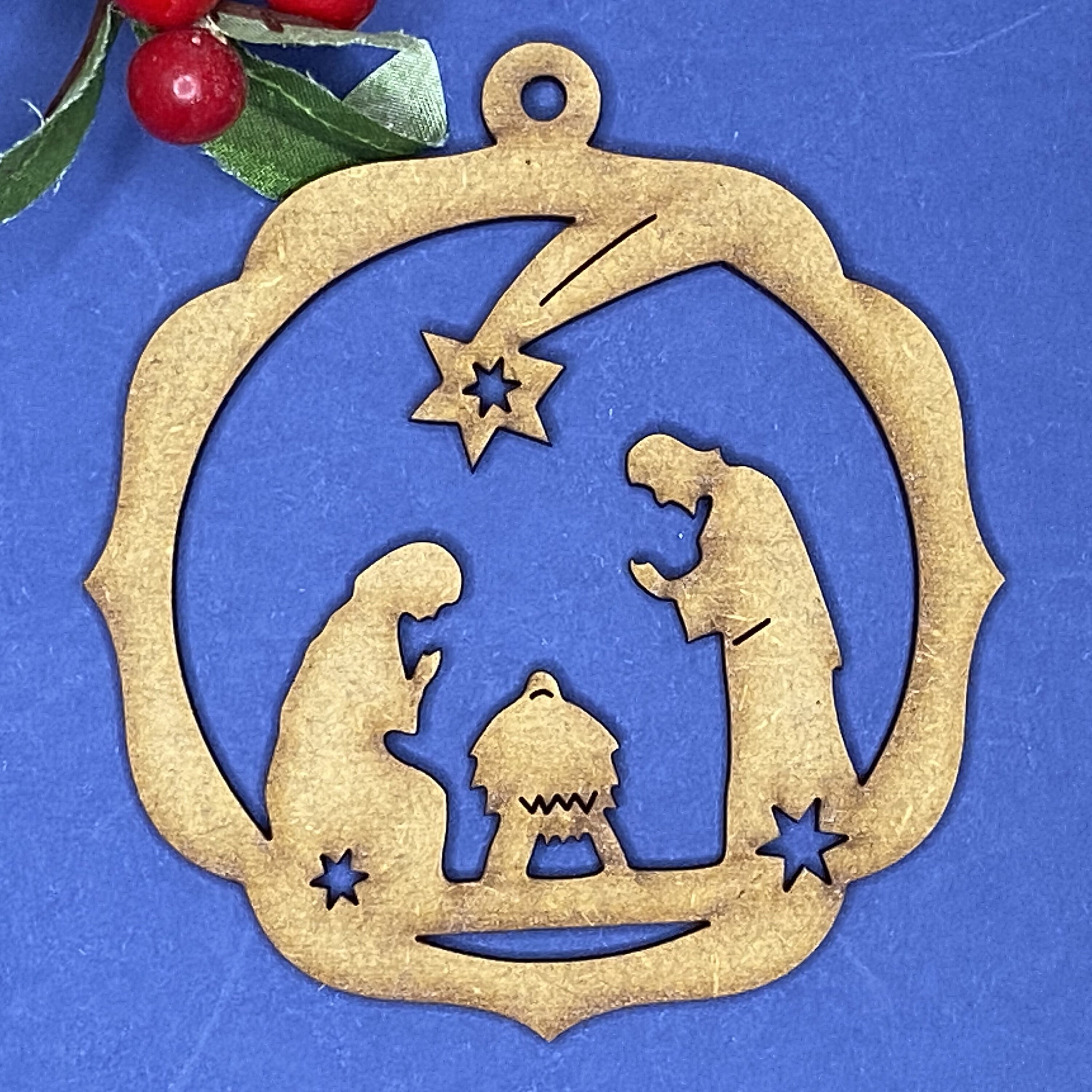 Nativity Decorations Set of 6 With Beautiful Frames Etsy UK