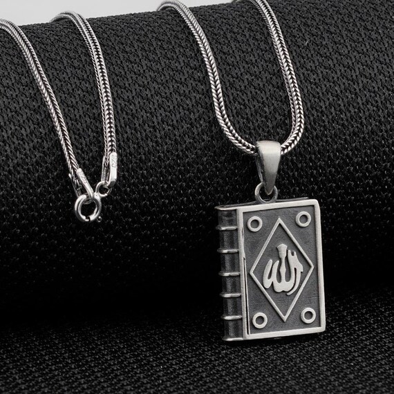 Turkish 925K Silver Amulet Taweez Locket Prayer Box Pendant Etsy