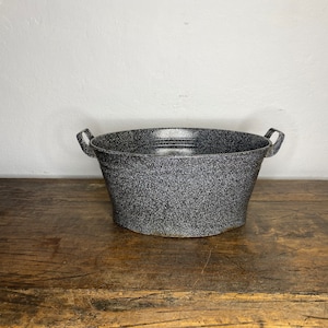 Valentine&#39;s Day Gift Enamel Tub, Antique Tub, Tin Tub,