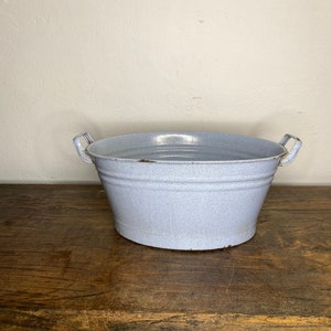 Valentine&#39;s Day Gift Enamel Tub, Antique Tub, Tin Tub,