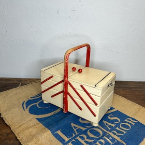 sewing box, antique sewing box, wooden box,