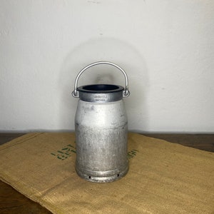 Milk jug, old milk jug, large milk jug, aluminum milk jug, Valentine&#39;s Day gift, Easter
