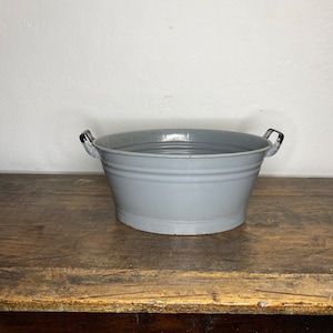 Valentine&#39;s Day Gift Enamel Tub, Antique Tub, Tin Tub,