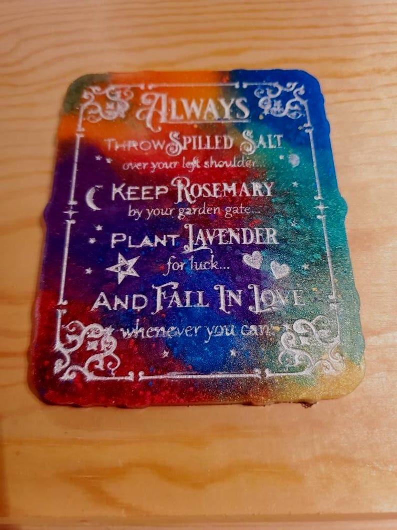 Customizable Practical Magic Sign- Resin - Etsy