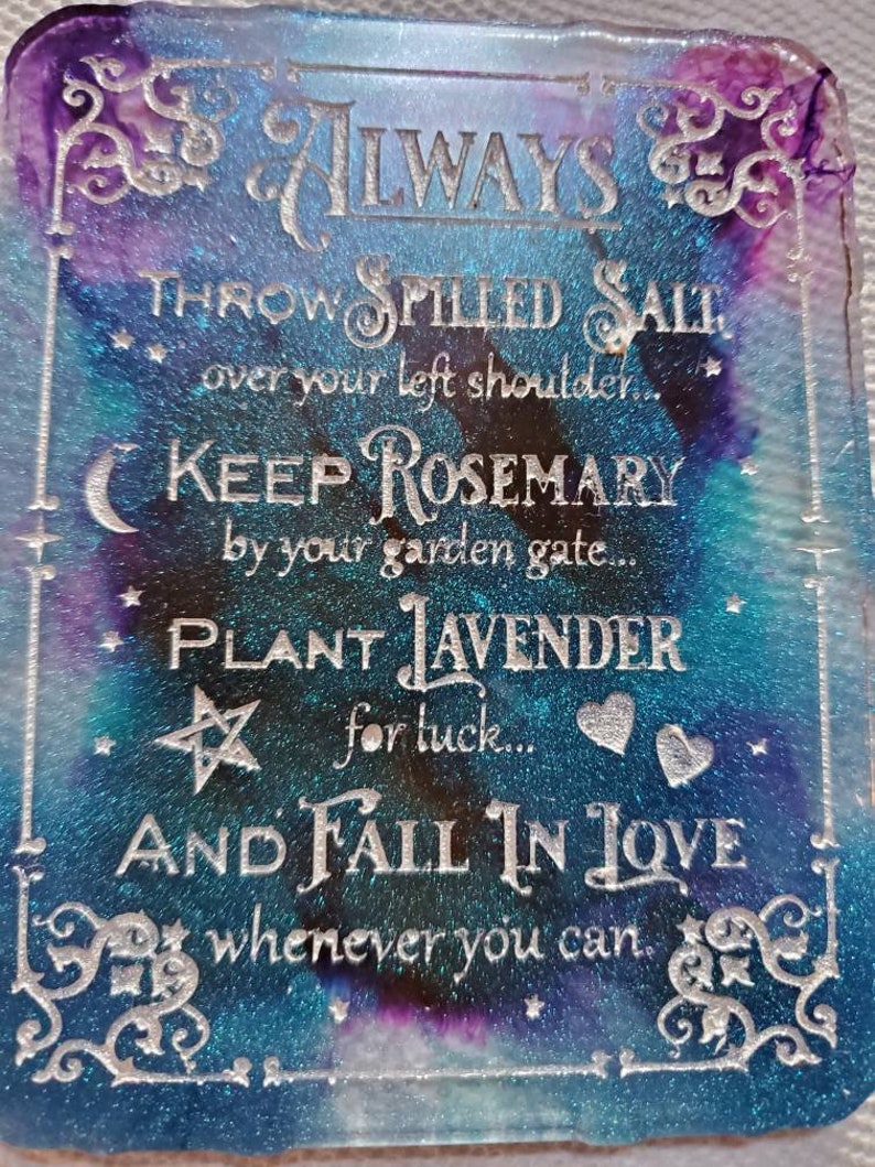 Customizable Practical Magic Sign- Resin - Etsy