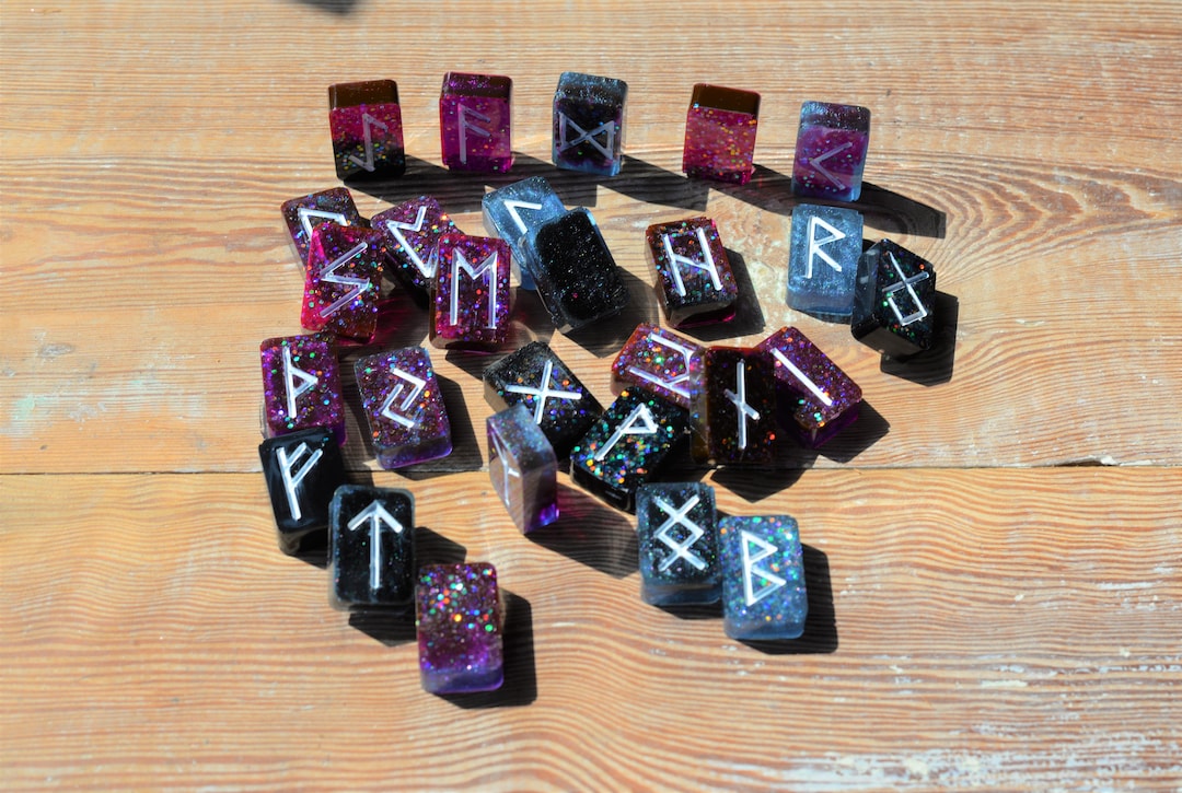 Customizable Resin Runes Set - Etsy
