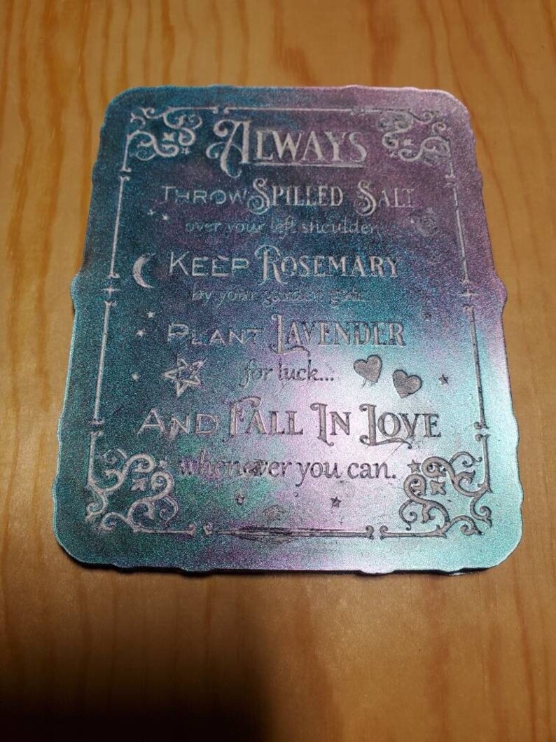 Customizable Practical Magic Sign- Resin - Etsy