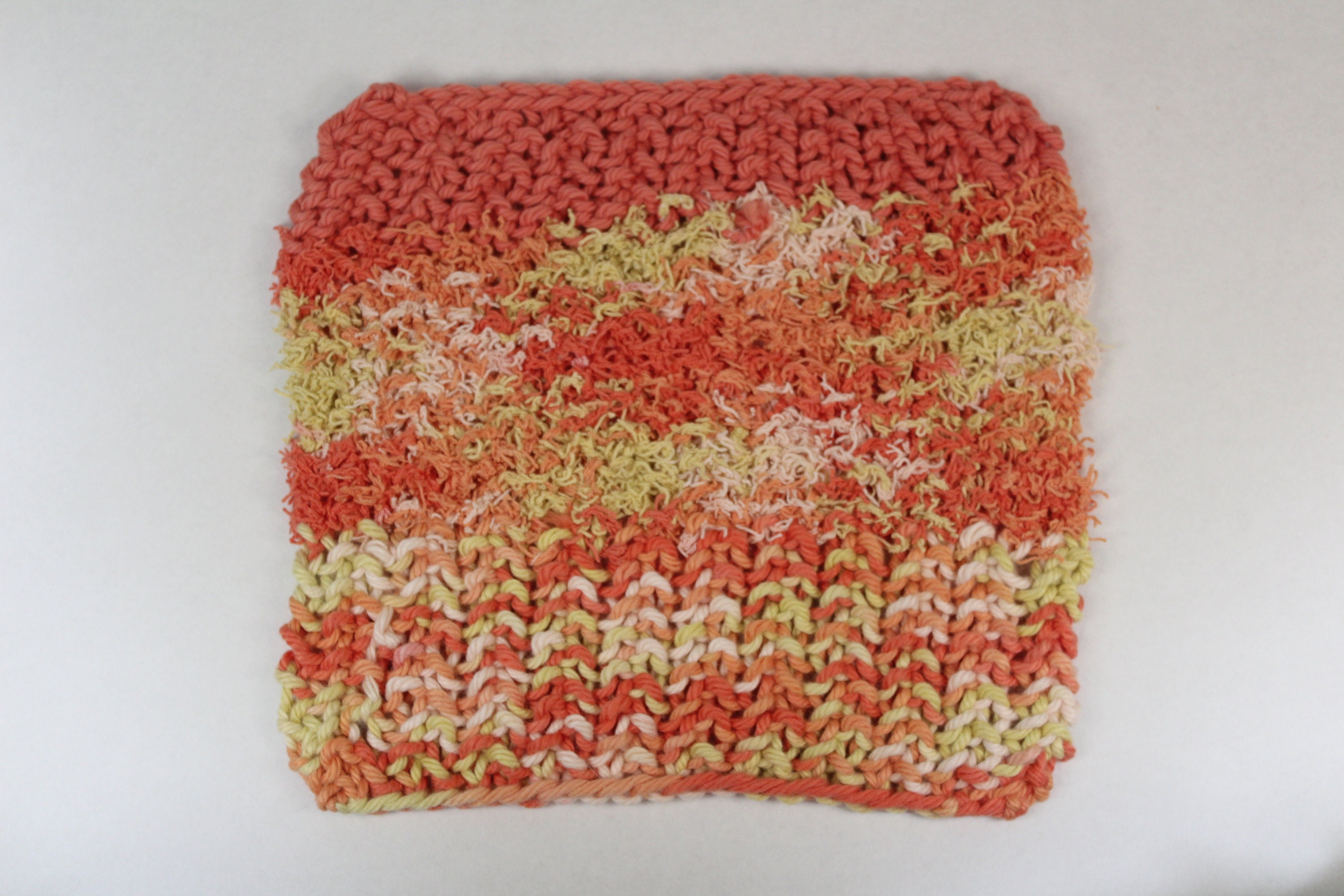 Papaya ScrubOff Dishcloths pack of three Etsy