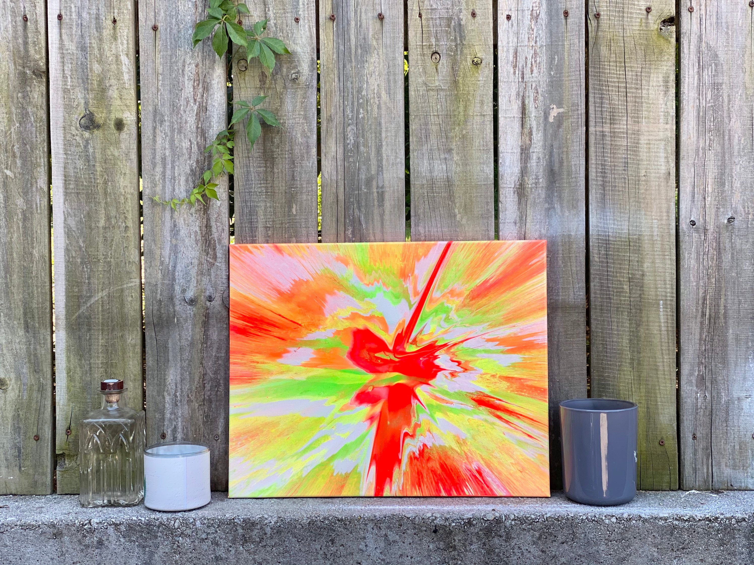 16x20 abstract acrylic painting on canvas Etsy