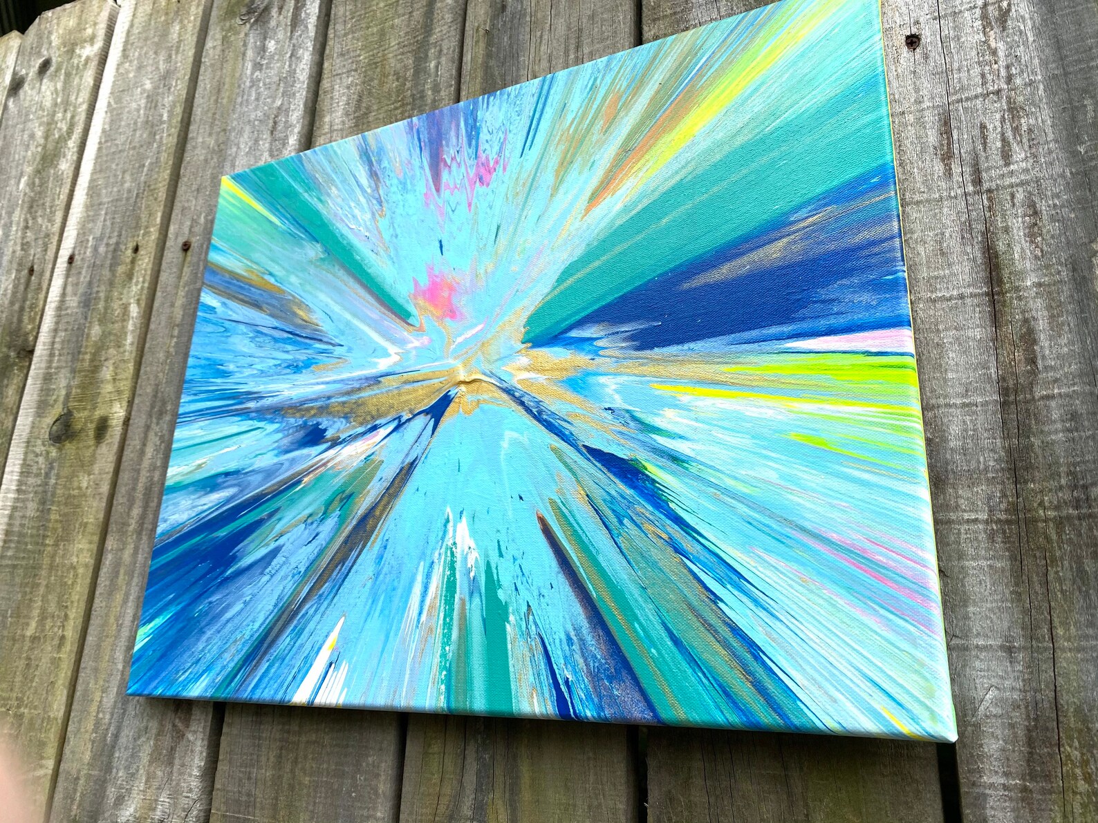16x20 abstract acrylic painting on canvas Etsy