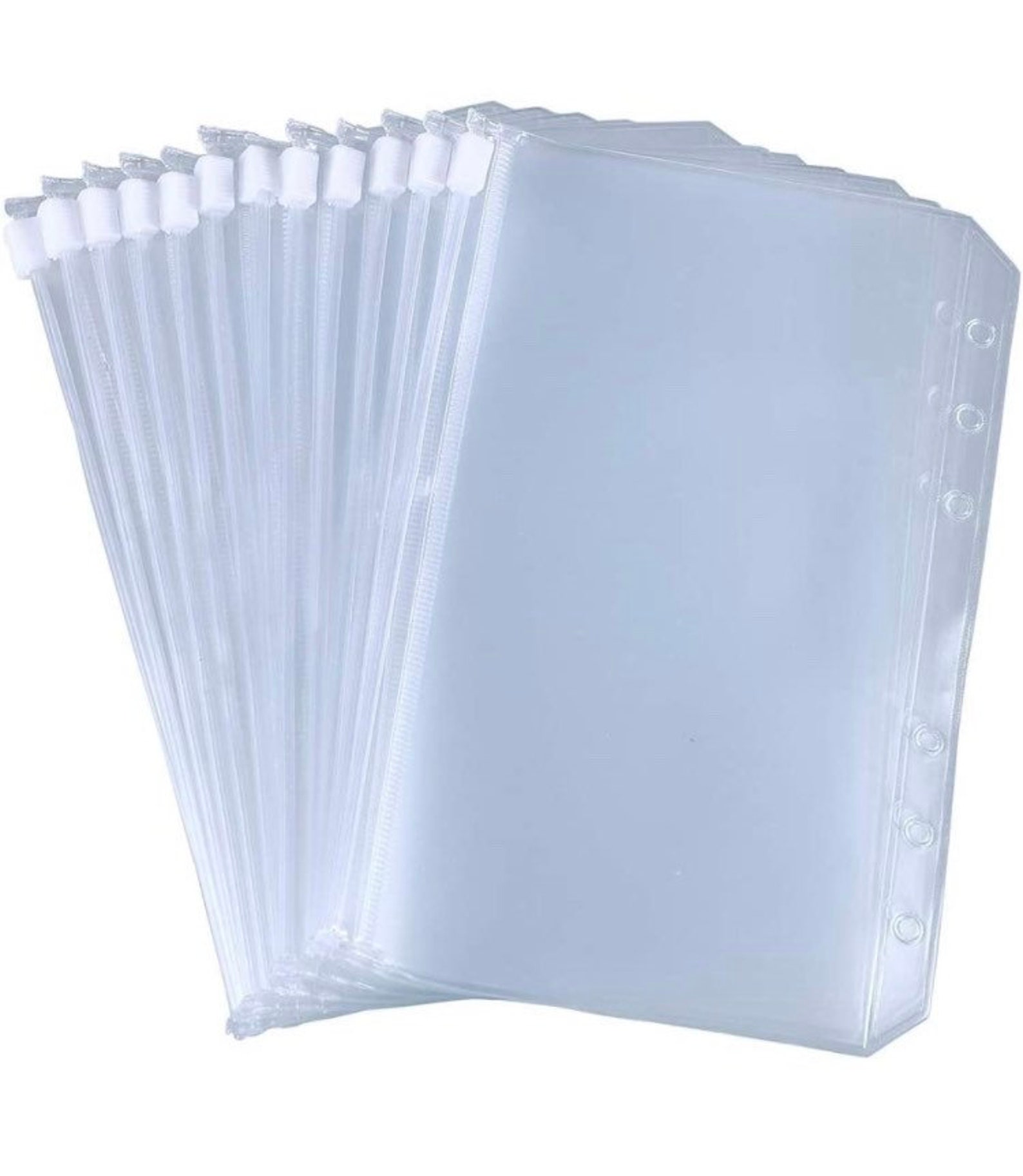 A6 Plastic Envelopes 6 Hole Binder Zipper Folders Suits 6 Etsy