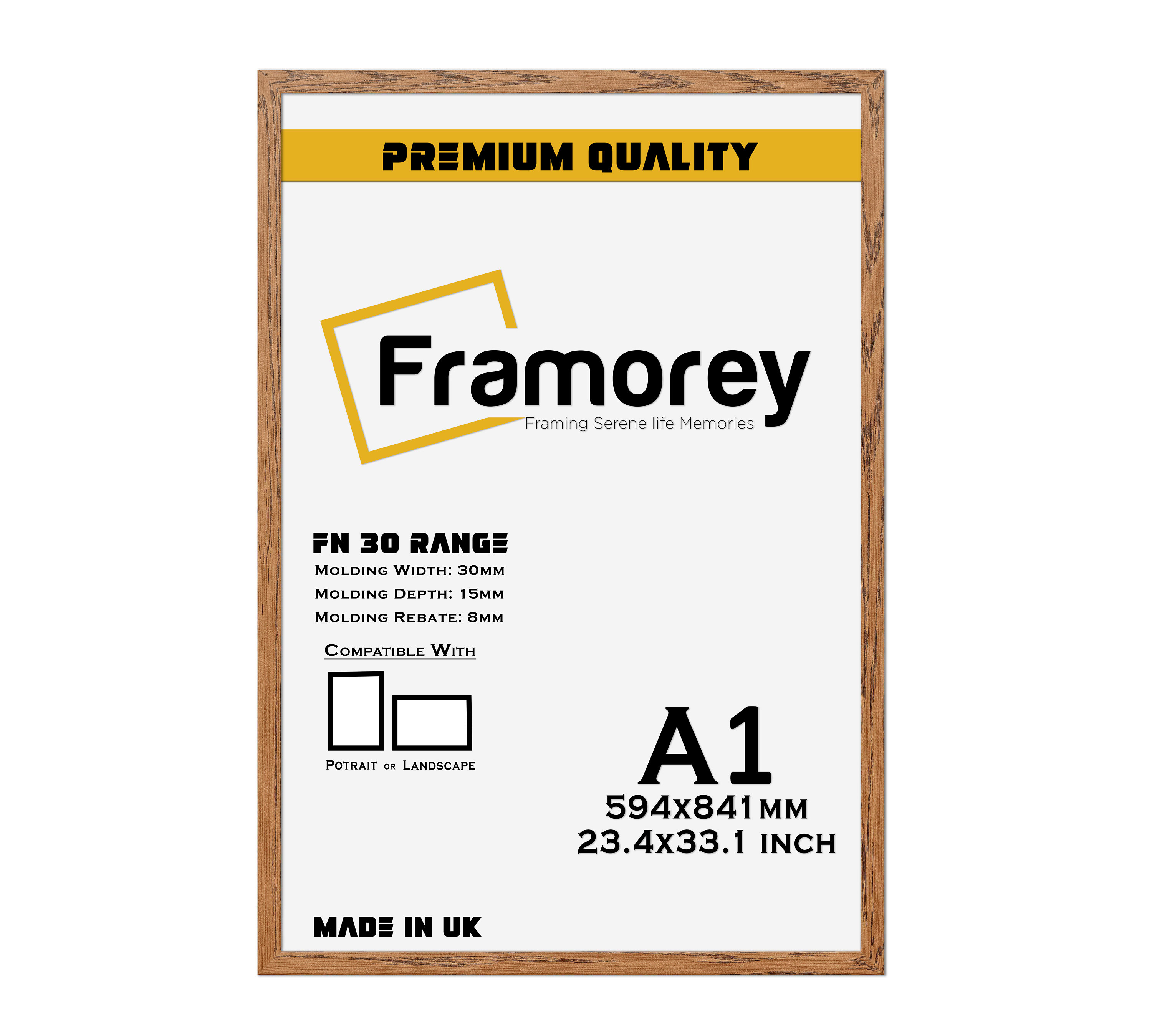 A1 Size Black Photo Frames / White Picture Frames / 840x594mm Etsy