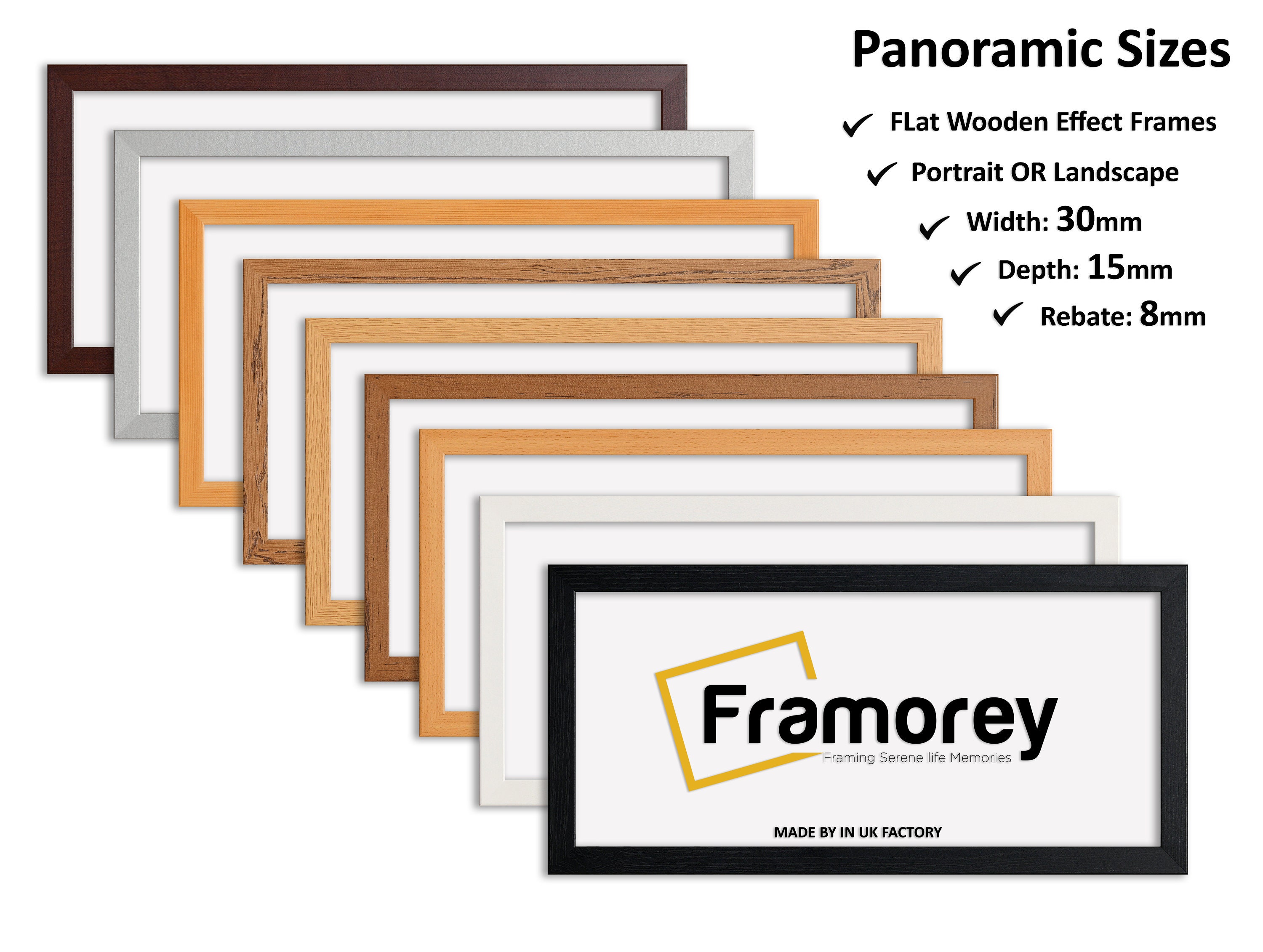 Panoramic Picture Frames Photo Frames Handmade Frames Etsy UK