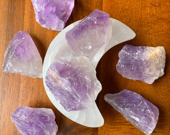 Special 2-Pack Rough Raw Natural Amethyst Healing Crystals