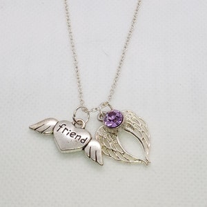 Memorial necklace for loss of Friend - Funeral Sympathy Grief Cremation Gift