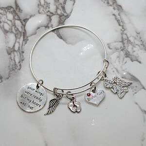 Your wings were ready, but my heart was not - Memorial Bracelet for DAUGHTER/CHILD - Sympathy Gift - Memorial Gift