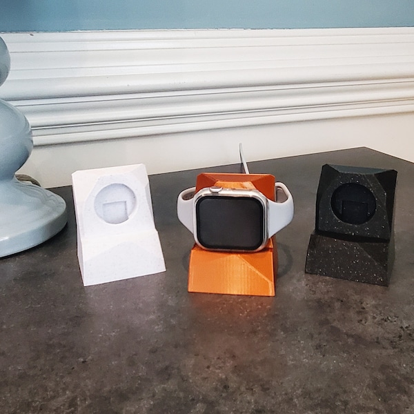 Abstract Apple Watch Charging Dock, Wireless Charging Station or Mother's Day Gift Idea