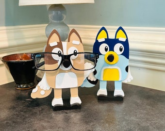 Bingo (from Bluey) Eyeglasses Holder, Stocking Stuffer or Adorable Gift Idea