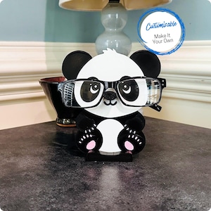 Panda Eyeglasses Holder, Panda Bear Glasses Stand, Amazing Mother's Day Gift