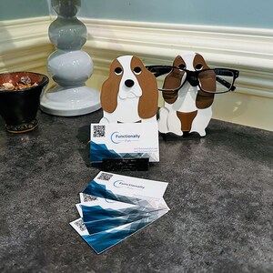Basset Hound Eyeglass Holder, Cute and Adorable gift idea