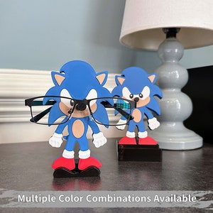 Sonic Eyeglasses Holder, Fast Hedgehog Eyeglass Stand and Unique Kids Gift Idea