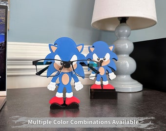 Sonic Eyeglasses Holder, Fast Hedgehog Eyeglass Stand and Unique Kids Gift Idea