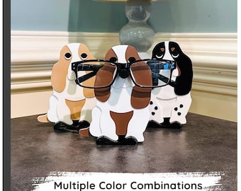 Basset Hound Eyeglasses Holder, Hound Glasses Stand and Christmas Gift Idea