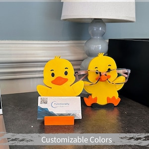 Porte-cartes de visite canard, porte-cartes de visite canard et idée cadeau pour le bureau