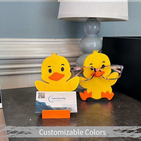 Duck Business Card Holder, Duck Business Card Stand and Office Gift Idea