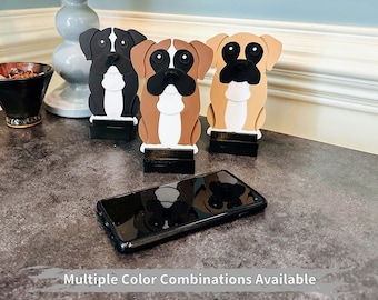 Boxer iPhone or Tablet Stand for Desk makes fun and unique gift idea