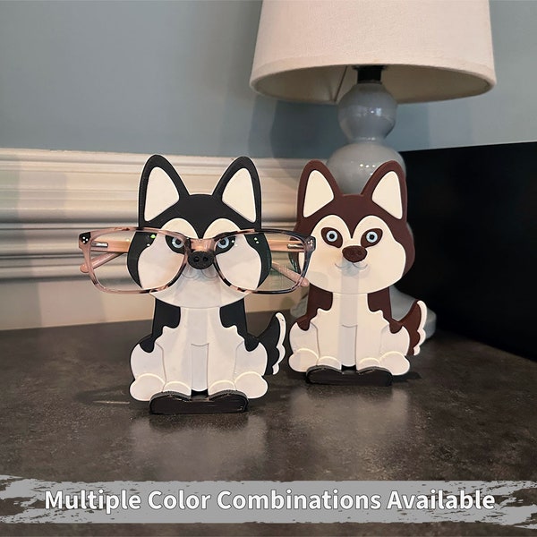 Husky Eyeglasses Holder and Glasses Stand makes a unique Gift Idea