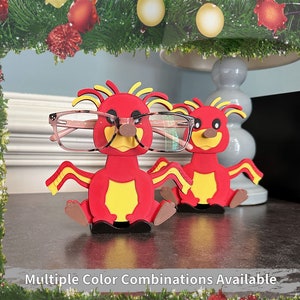 Phoenix Eyeglasses Holder, Phoenix Eyeglass Stand and Unique Kids Gift Idea