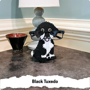 Personalizable and Customizable Bernedoodle Eyeglass Holder