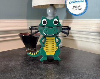 Gator Eyeglasses Holder, Alligator Glasses Stand, Amazing Gift Idea