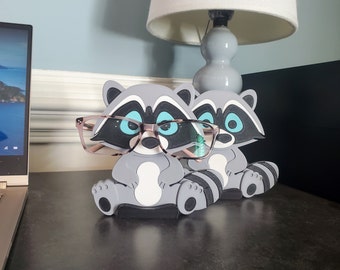 Raccoon Eyeglasses Holder: Adorable Sunglasses Stand