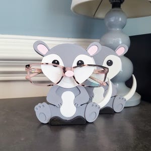 Possum Eyeglasses Holder, Opossum Glasses Holder, Stocking Stuffer Idea