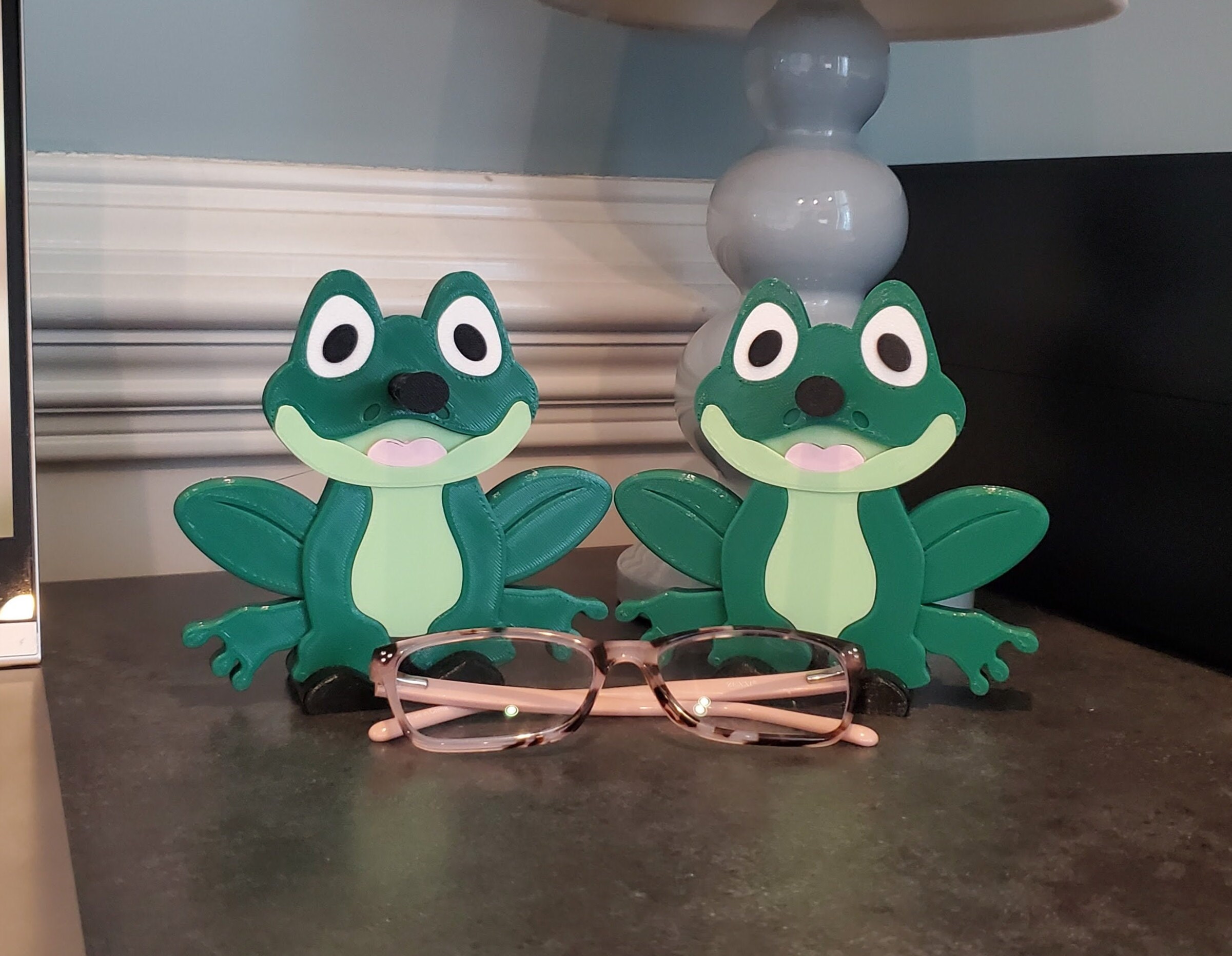 Fun Frog Eyeglass Holder Stand for Kids Adult- Securely Hold