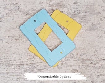 Retro Light Switch Cover: Vintage Switch Plate, Rocker Switchplate & Outlet Covers