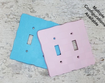Buffalo Check Light Switch Cover: Checkerboard Kids Room Decor