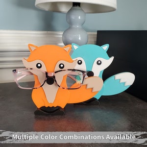 Fox Glasses Holder doubling as Sunglasses Stand makes an amazing Stocking Stuffer