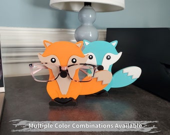 Fox Glasses Holder: Fun Sunglasses Stand, Stocking Stuffer