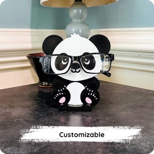Panda Eyeglasses Holder, Panda Bear Glasses Stand, Amazing Mother's Day Gift
