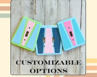 Retro Vibes! Mid-Century Modern, Tri-Color Switch Plate Cover