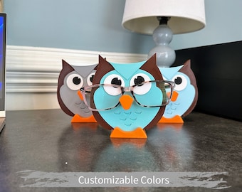 Owl Glasses Holder doubling as Sunglasses Stand making an amazing Stocking Stuffer
