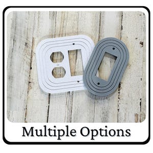 Mid-Century Modern Rocker Switch Plate Cover – Retro Boho Wall Decor