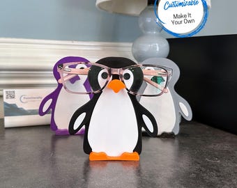 Penguin Eyeglasses Holder: Fun Sunglasses Stand, Desk Decor
